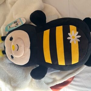 Squishmallows Black and Yellow Bee Plush